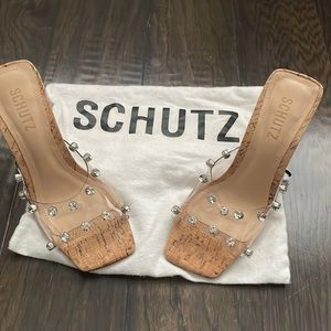 SCHUTZ Lizha Cork Heels